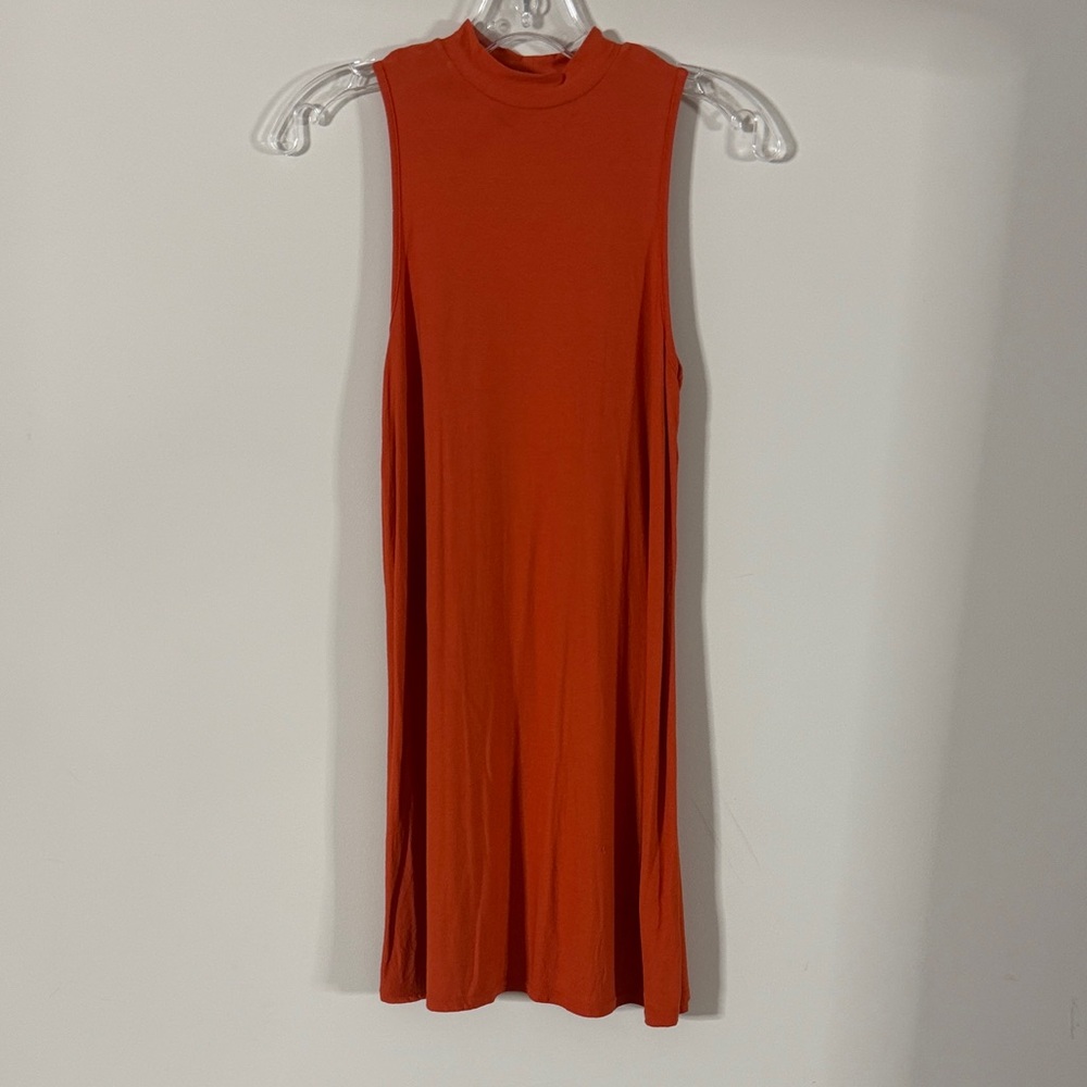 Topshop Sleeveless Red Mini Dress